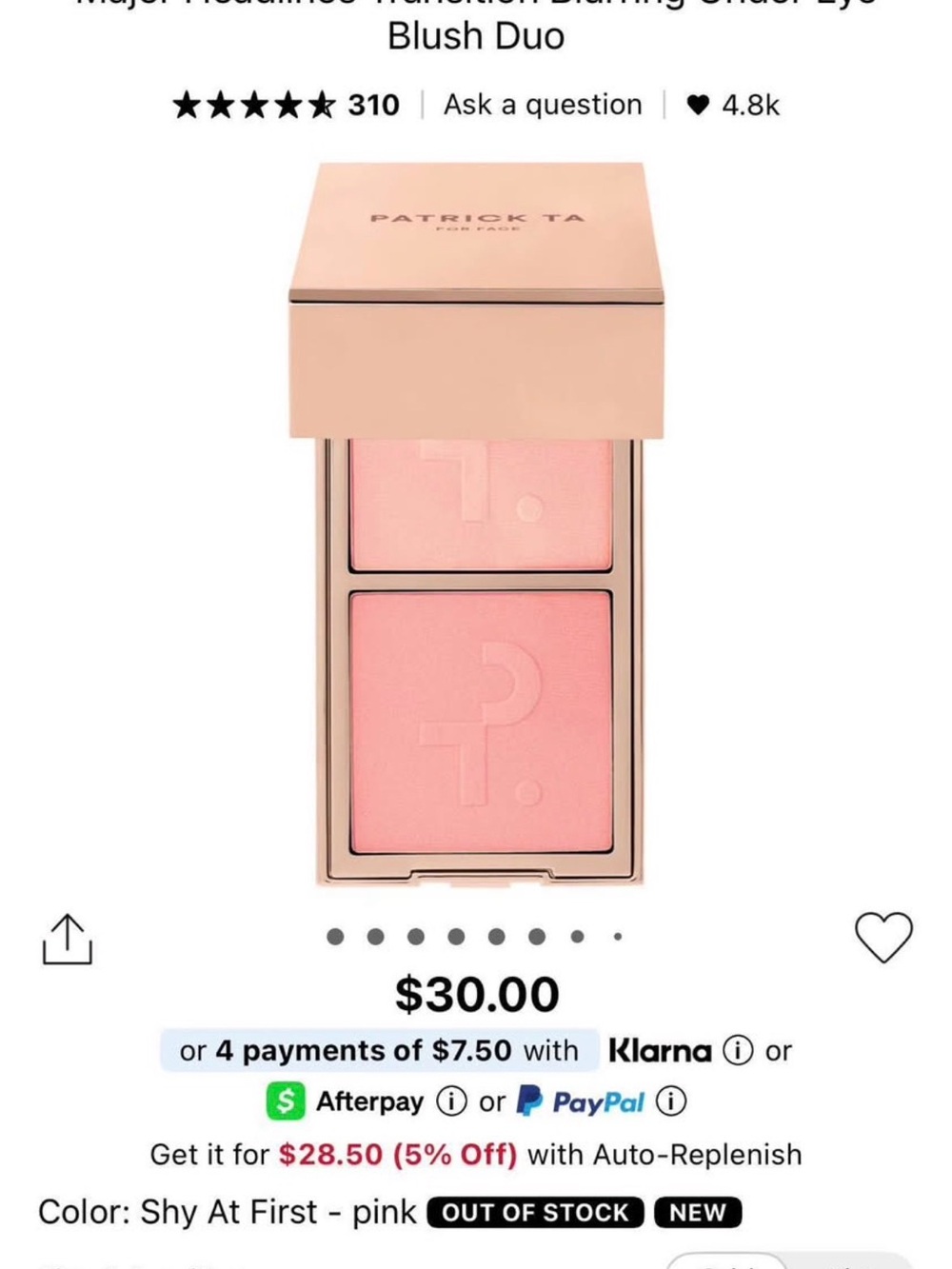 Patrick Ta Blush Set